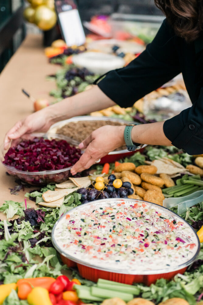 Koshary at r house plant based meals event photography for brands