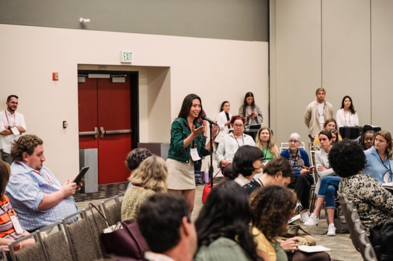 refed summit audience member asking a question