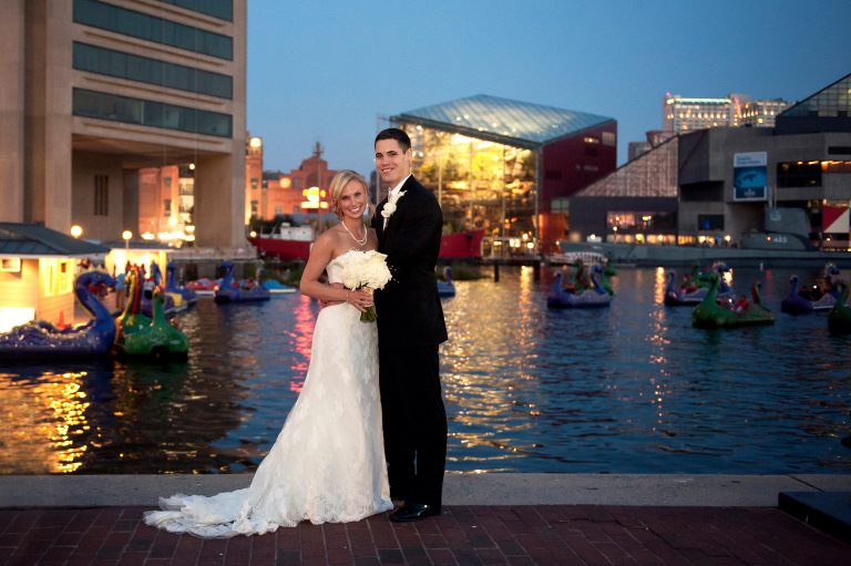 Happy First Anniversary Becky & Keith! | Elegant Fall Baltimore Inner Harbor Hyatt Wedding