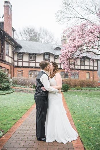 One more snow for James & Rebecca’s Spring Wedding at the Gramercy