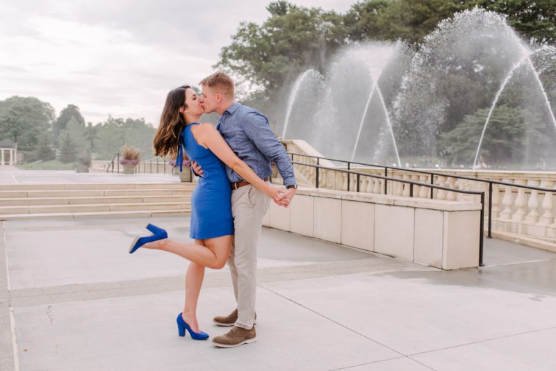 Griffy & Mike are engaged! | Longwood Gardens Engagement Session