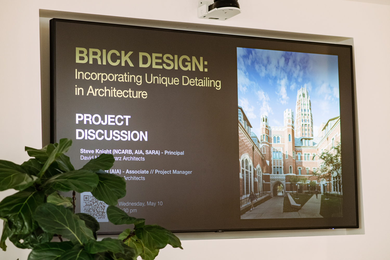 brick design presentation slide