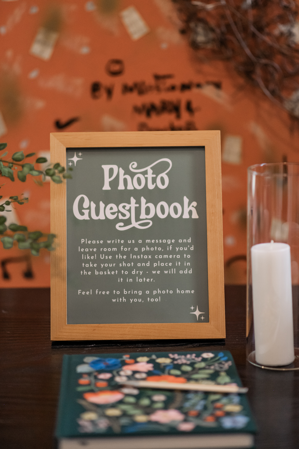 photo guestbook sign