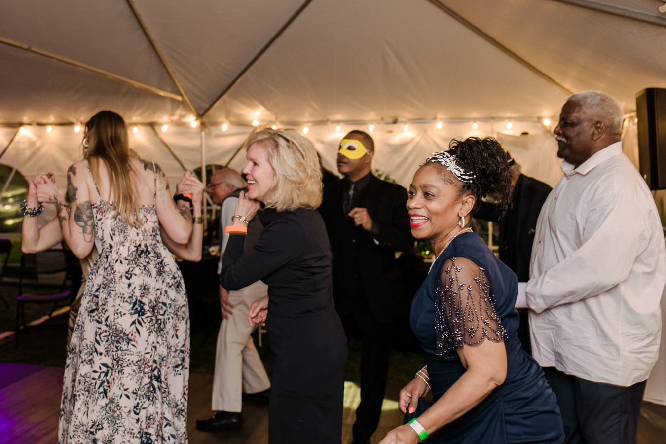 guests dance at SFNC 60th gala