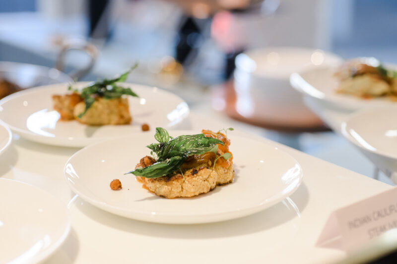 plated entrees