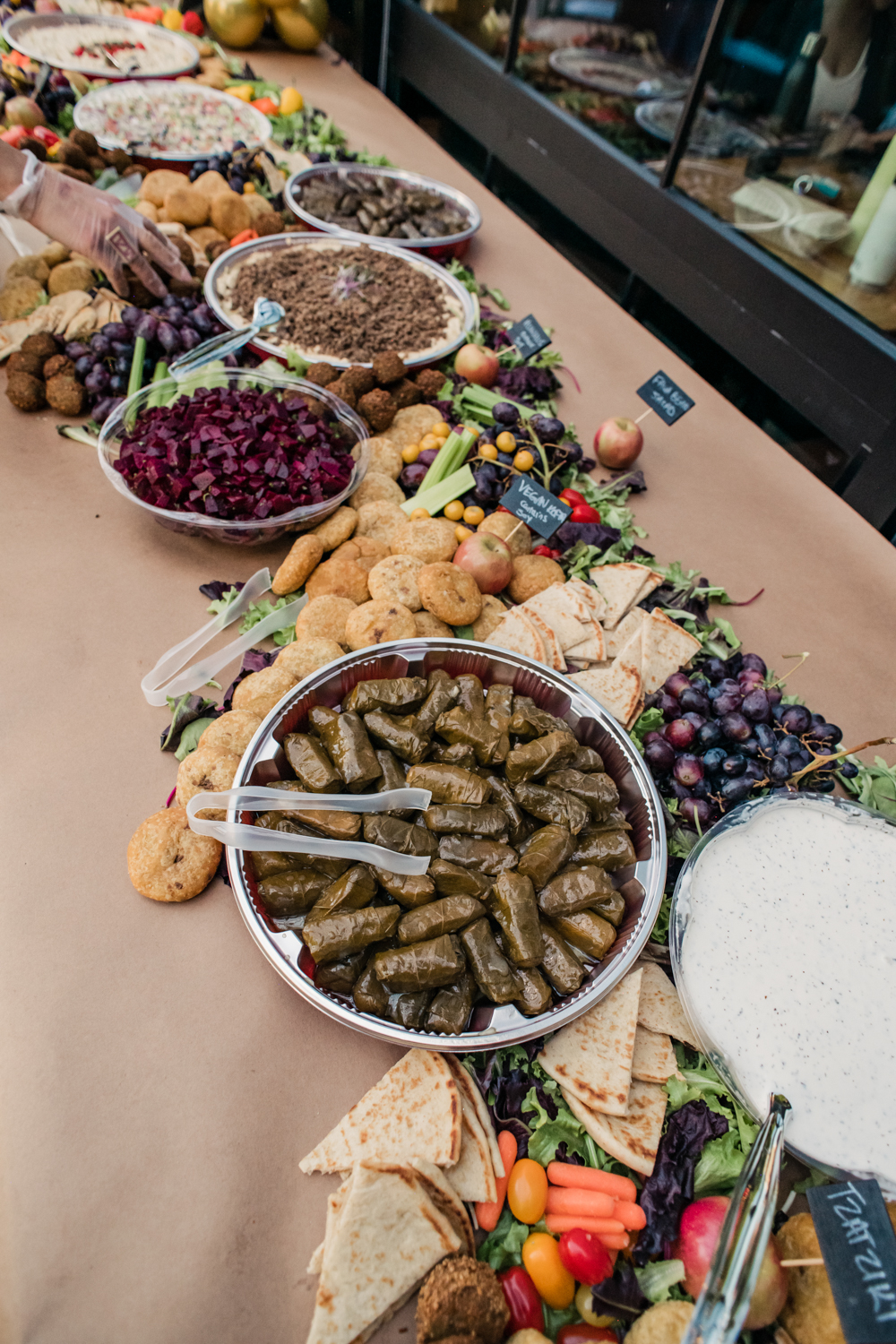 Koshary at r house plant based meals event photography for brands table display