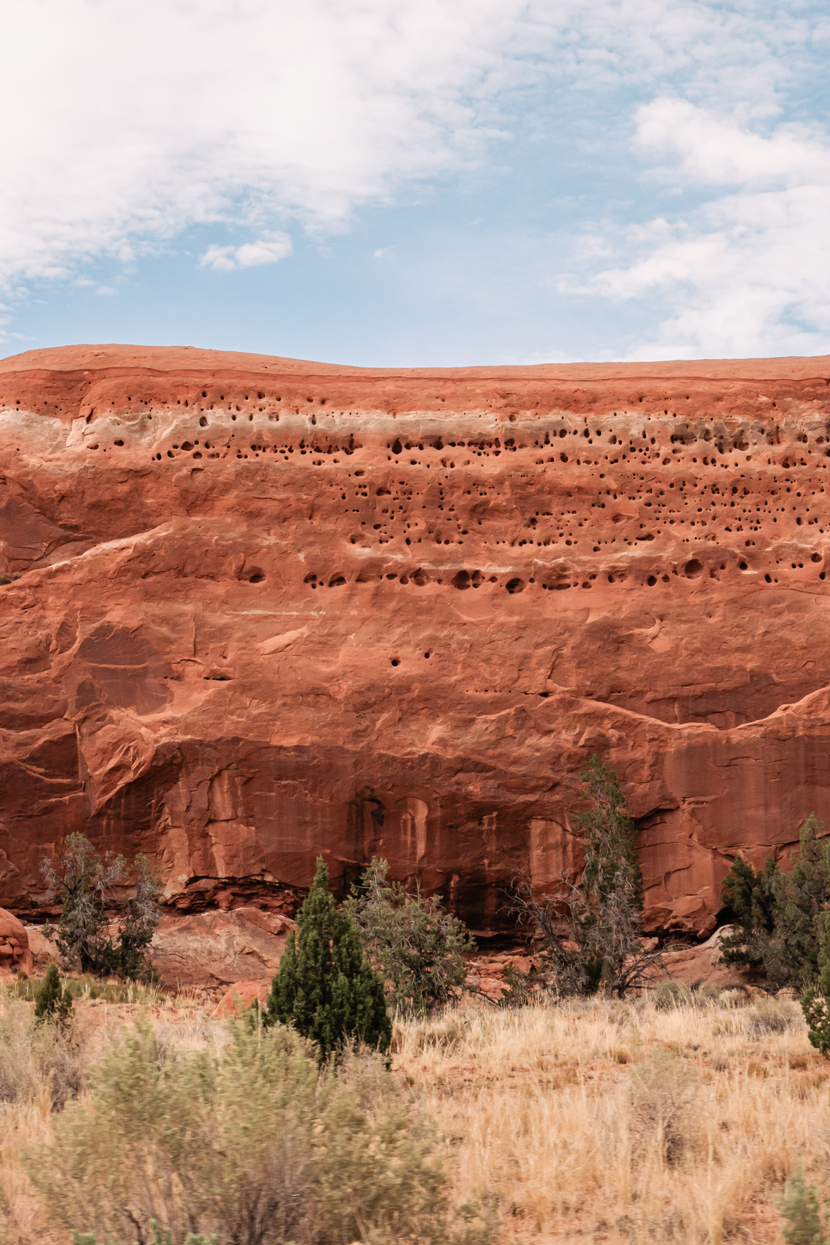 red rock landscapes near Moab UT
