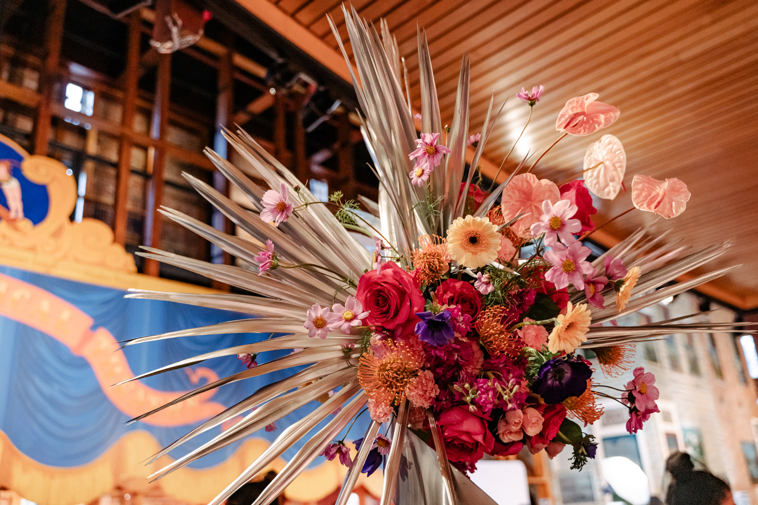 floral display inside AVAM